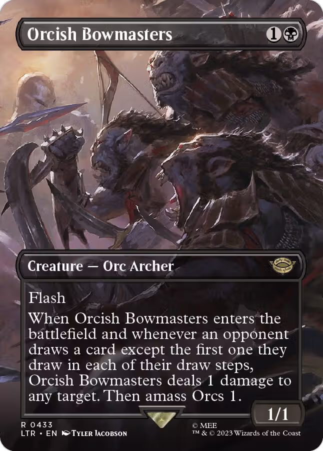Orcish Bowmasters (Borderless) (433), Universes Beyond: The Lord of the Rings: Tales of Middle-earth — Magic card price