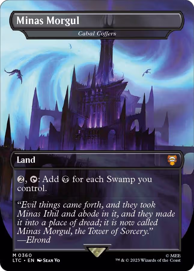 Minas Morgul - Cabal Coffers (Borderless) (360), Commander: The Lord of the Rings: Tales of Middle-earth — Magic card price
