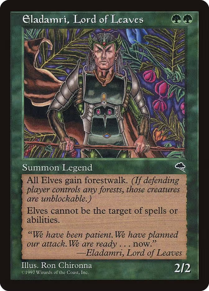 Eladamri, Lord of Leaves (224), Tempest — Magic card price