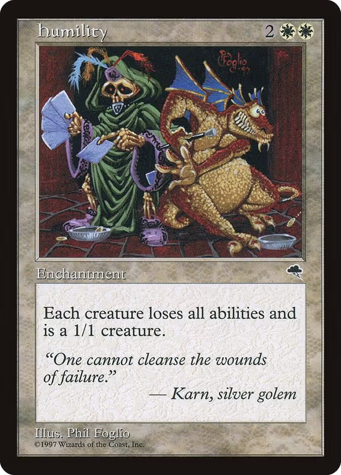 Humility (24), Tempest — Magic card price