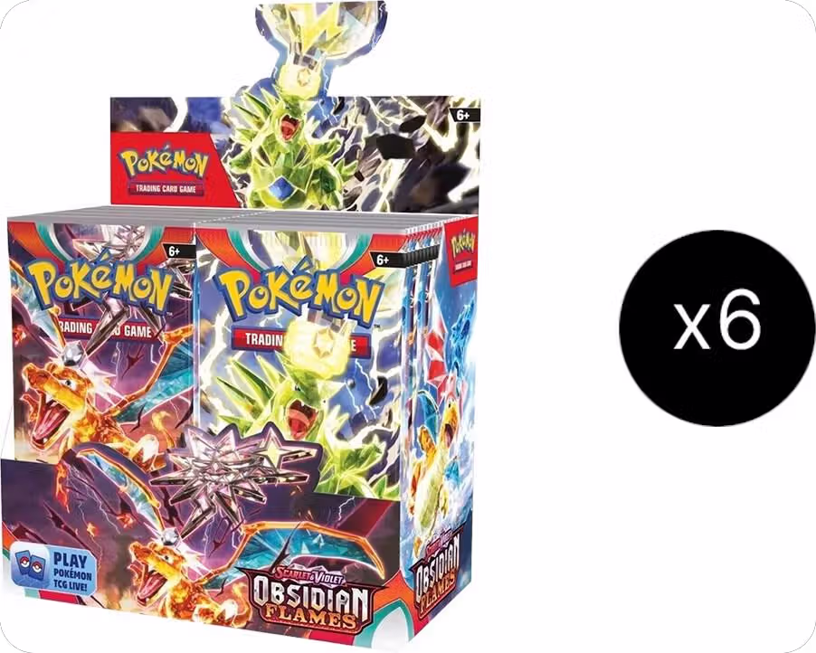 Obsidian Flames Booster Box Case, Obsidian Flames — Pokémon sealed product price