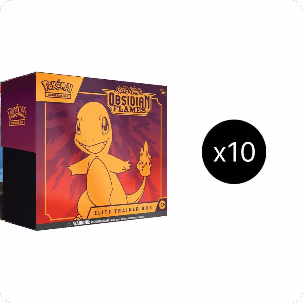 Obsidian Flames Elite Trainer Box Case, Obsidian Flames — Pokémon sealed product price