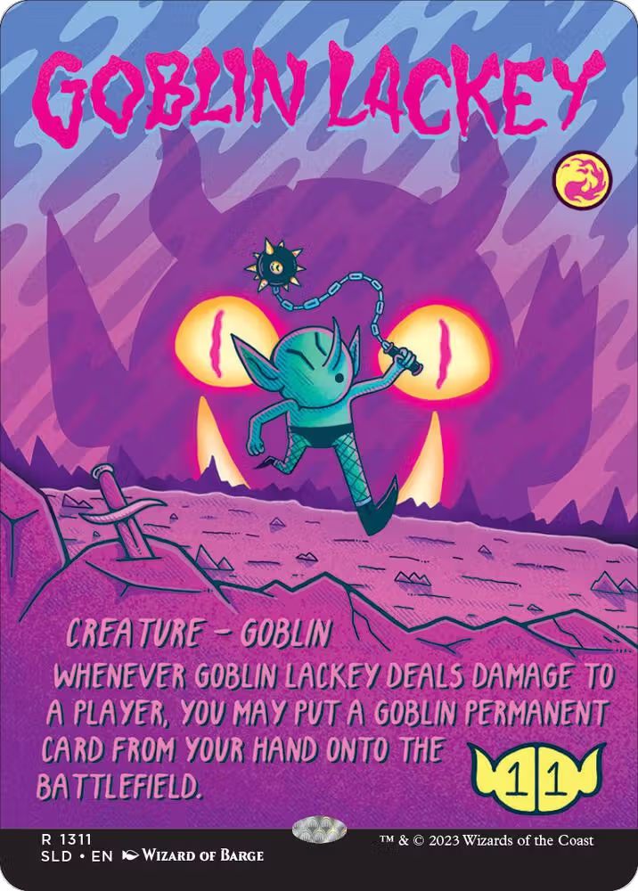 Goblin Lackey (1311) (1311), Secret Lair Drop Series — Magic card price