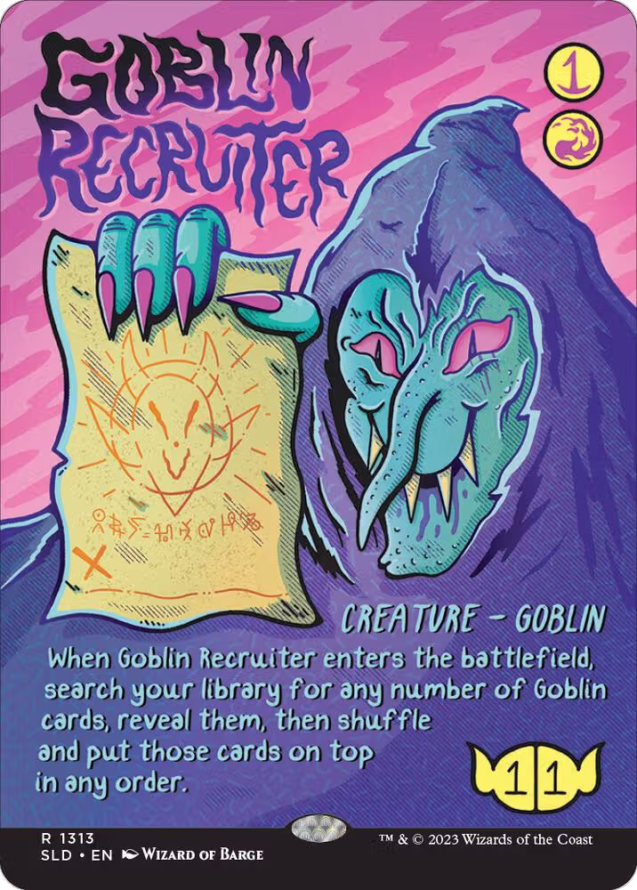 Goblin Recruiter (1313), Secret Lair Drop Series — Magic card price
