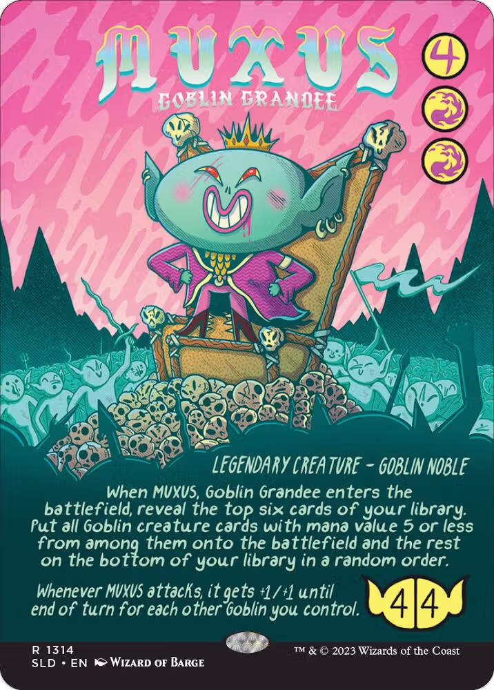 Muxus, Goblin Grandee (1314), Secret Lair Drop Series — Magic card price