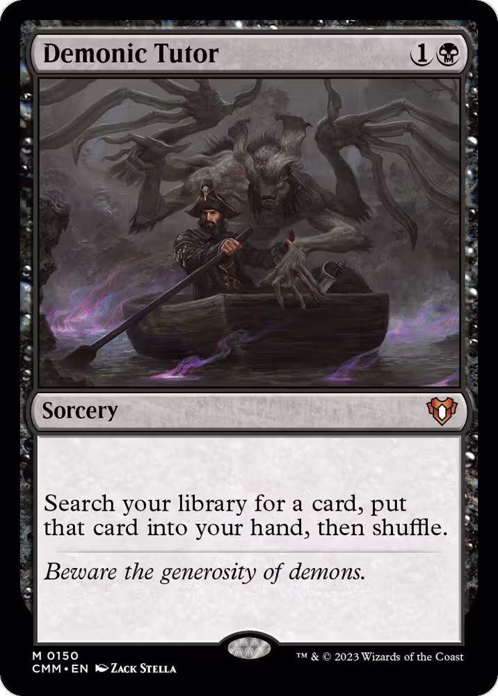 Demonic Tutor (150), Commander Masters — Magic card price