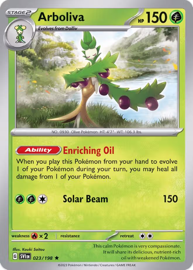 Arboliva - 023/198 (Line Holo) (023/198), Miscellaneous Cards & Products — Pokémon card price