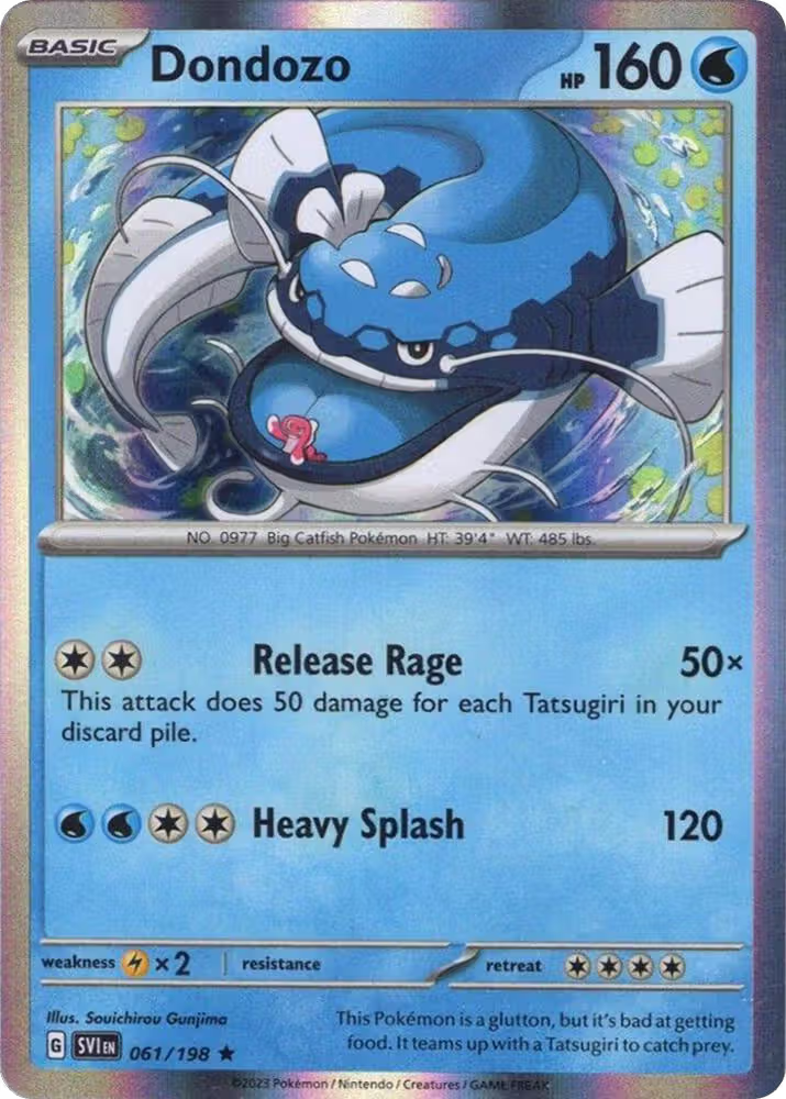 Dondozo - 061/198 (Line Holo) (061/198), Miscellaneous Cards & Products — Pokémon card price