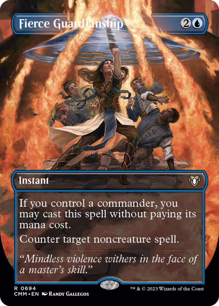 Fierce Guardianship (Borderless) (694), Commander Masters — Magic card price
