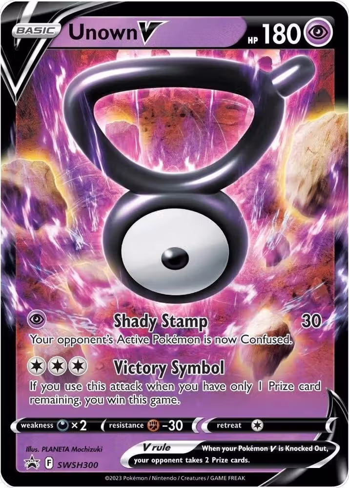Unown V - SWSH300 (SWSH300), Sword & Shield Promo Cards — Pokémon card price