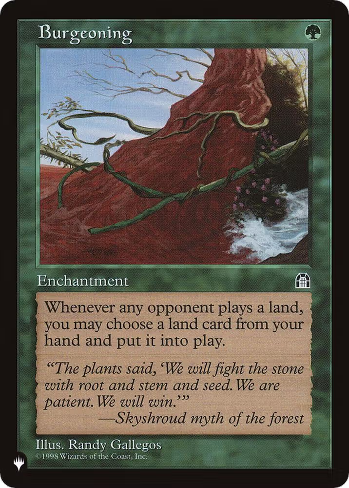 Burgeoning, The List Reprints — Magic card price