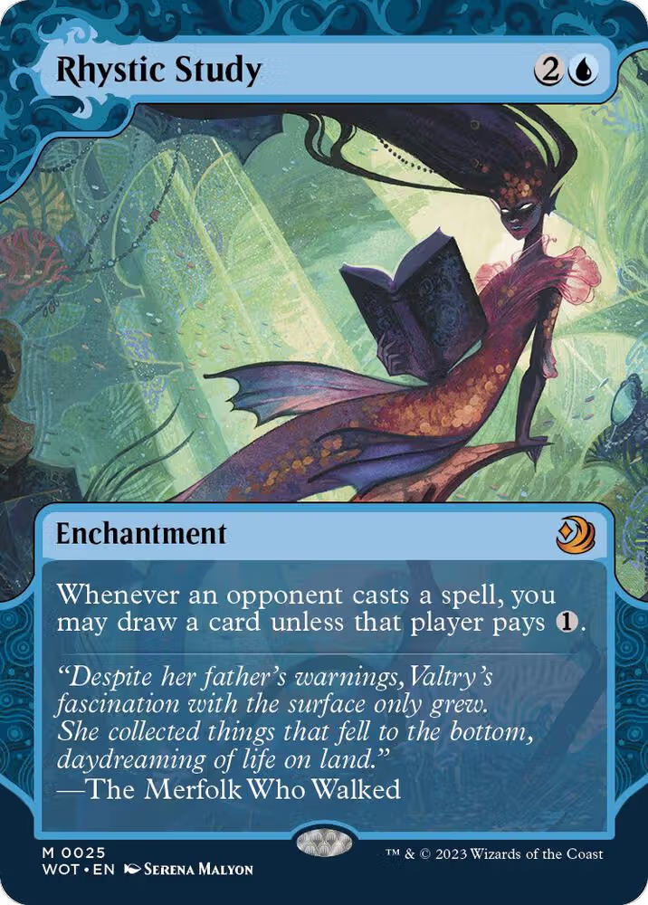 Rhystic Study (25), Wilds of Eldraine: Enchanting Tales — Magic card price