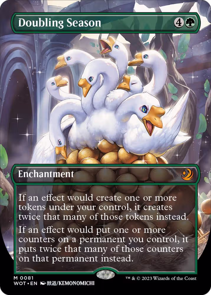 Doubling Season (Anime Borderless) (81), Wilds of Eldraine: Enchanting Tales — Magic card price