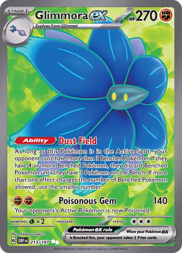 Glimmora ex - 213/197 (213/197), Obsidian Flames — Pokémon card price
