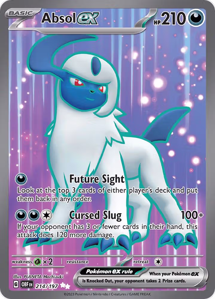 Absol ex - 214/197 (214/197), Obsidian Flames — Pokémon card price