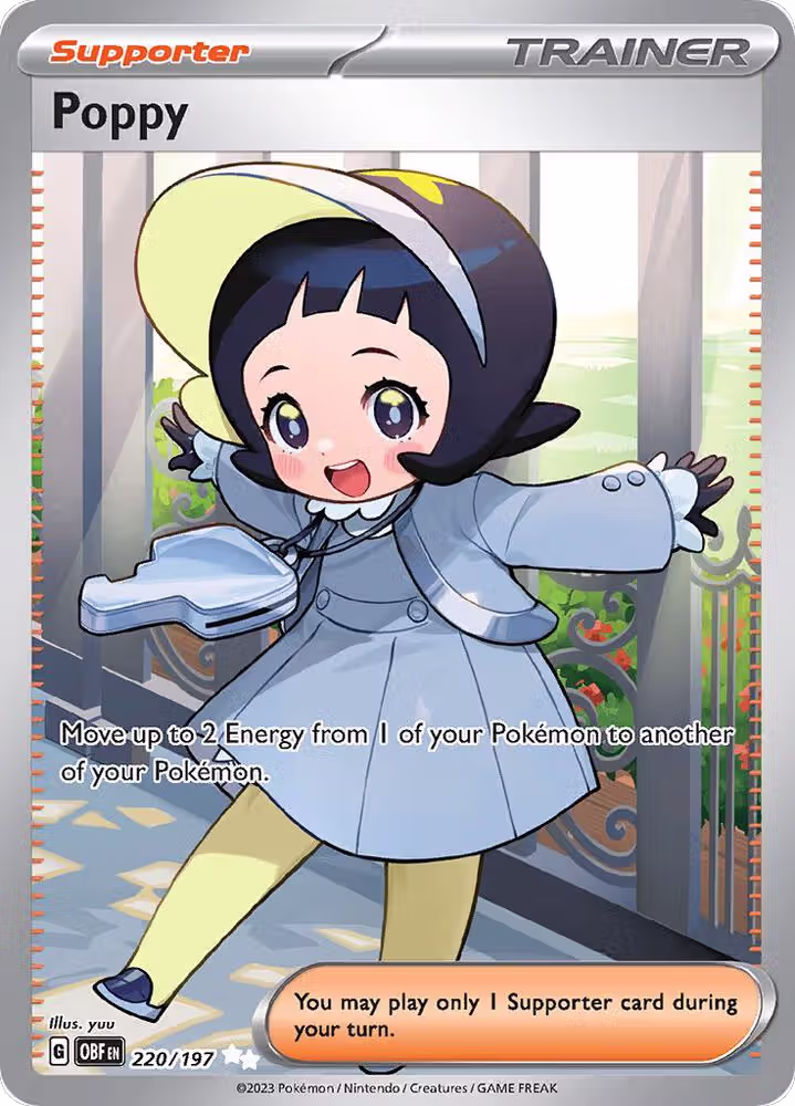 Poppy - 220/197 (220/197), Obsidian Flames — Pokémon card price