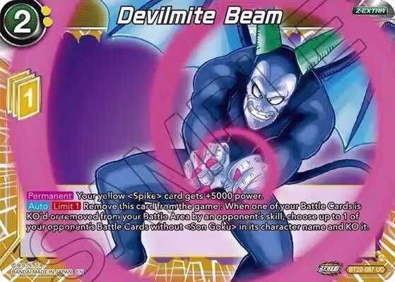 Devilmite Beam (BT22-087), Critical Blow — DB Super card price