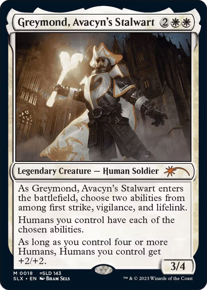 Greymond, Avacyn's Stalwart (18), SLX Cards — Magic card price