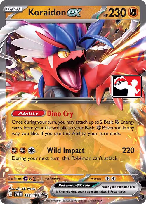 Koraidon ex - 125/198 (125/198), Prize Pack Series Cards — Pokémon card price