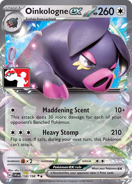 Oinkologne ex - 158/198 (158/198), Prize Pack Series Cards — Pokémon card price