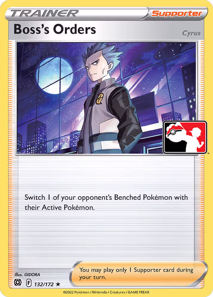 Boss's Orders [Cyrus] - 132/172 (132/172), Prize Pack Series Cards — Pokémon card price