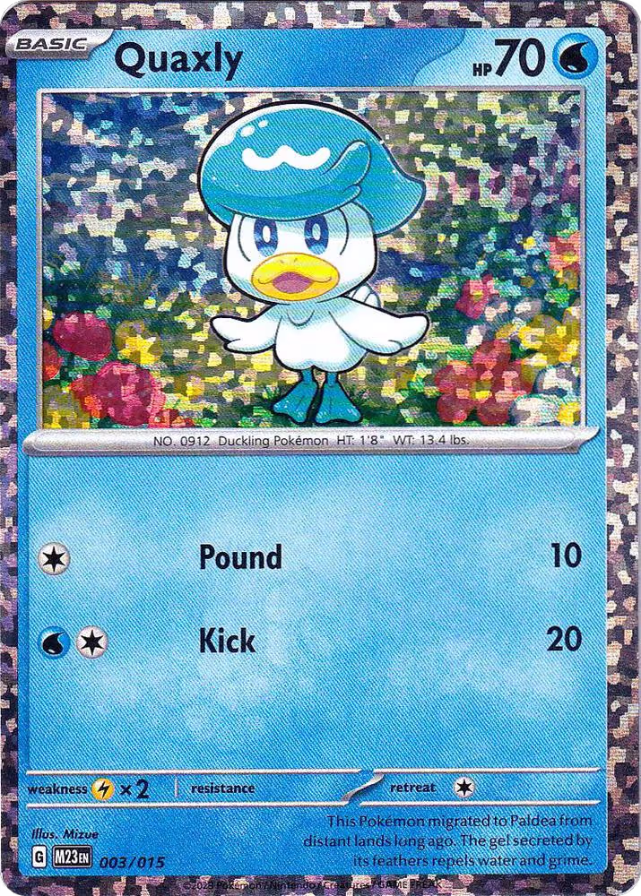 Quaxly (003/015), McDonald's Promos 2023 — Pokémon card price