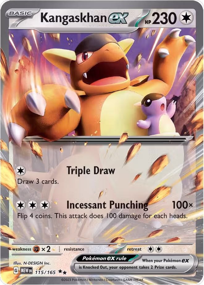 Kangaskhan ex - 115/165 (115/165), Scarlet & Violet 151 — Pokémon card price