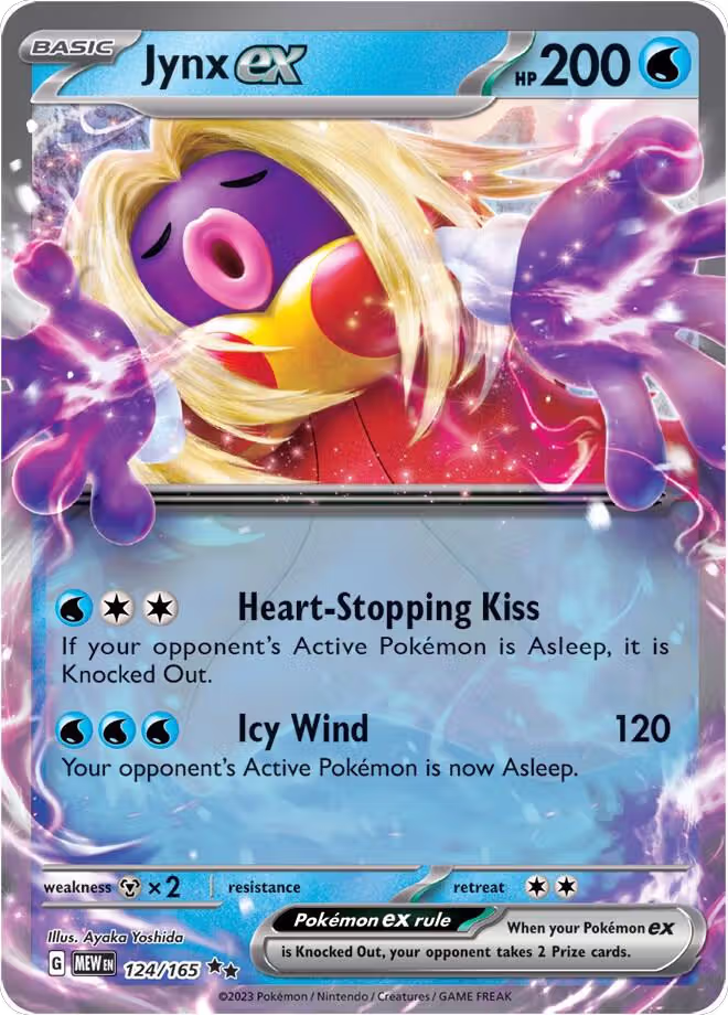 Jynx ex - 124/165 (124/165), Scarlet & Violet 151 — Pokémon card price