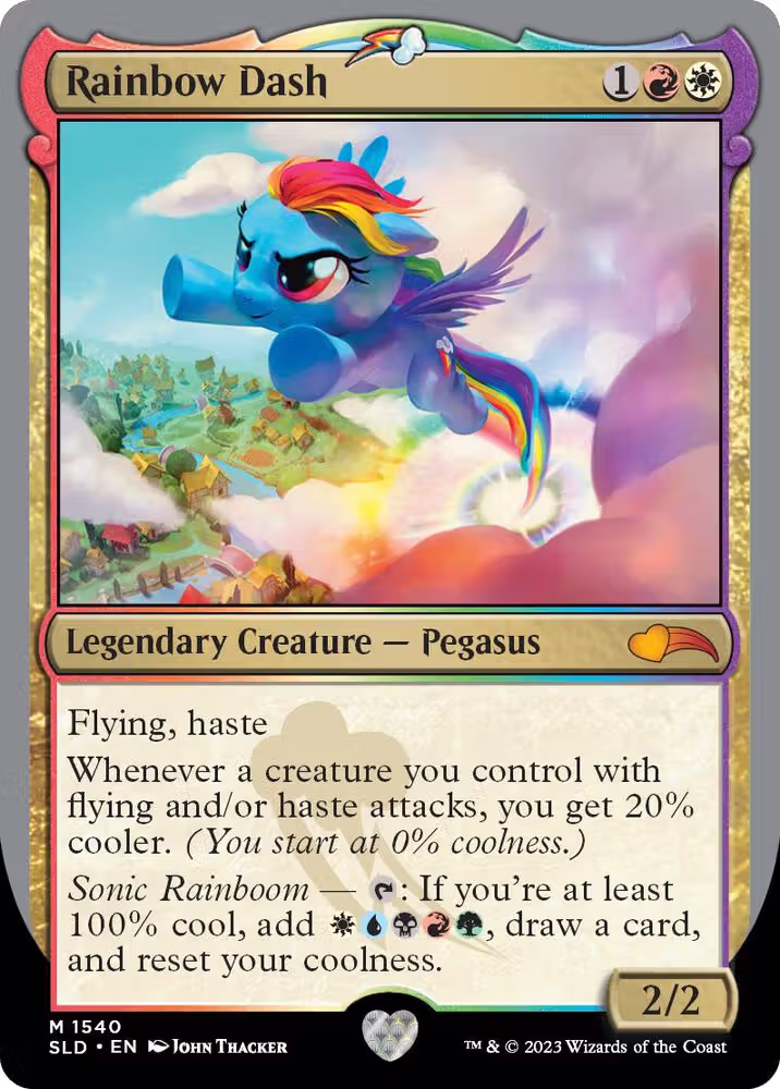 Rainbow Dash (1540), Secret Lair Drop Series — Magic card price