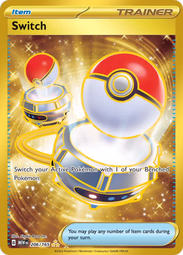 Switch - 206/165 (206/165), Scarlet & Violet 151 — Pokémon card price