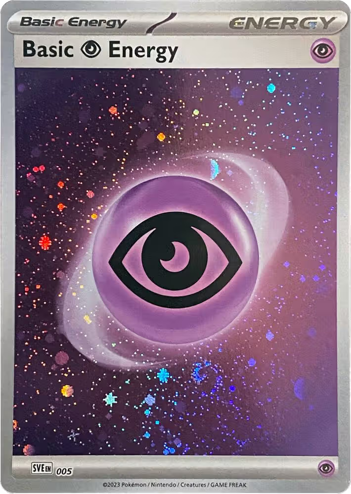 Basic Psychic Energy (Cosmos Holo) (005), Scarlet & Violet Energies — Pokémon card price