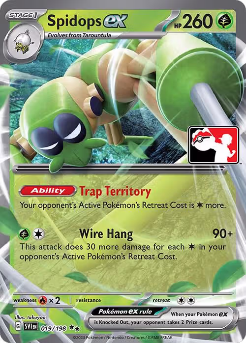 Spidops ex - 019/198 (019/198), Prize Pack Series Cards — Pokémon card price