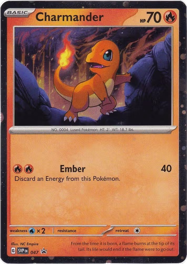 Charmander - 047 (Cosmos Holo) (047), Scarlet & Violet Promo Cards — Pokémon card price