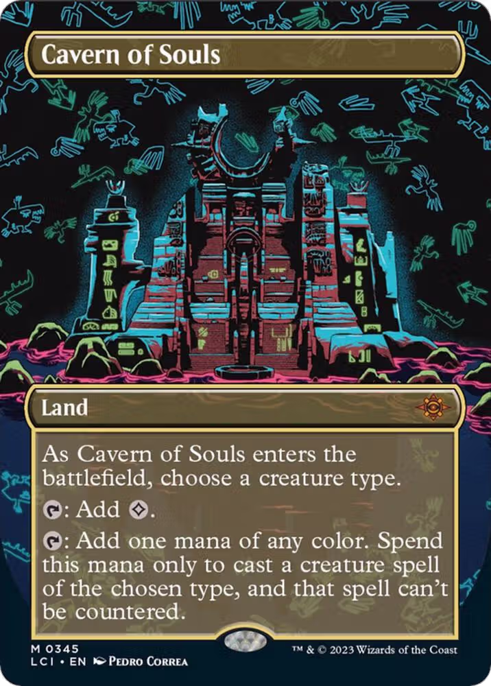 Cavern of Souls (0345) (Borderless) (345), The Lost Caverns of Ixalan — Magic card price