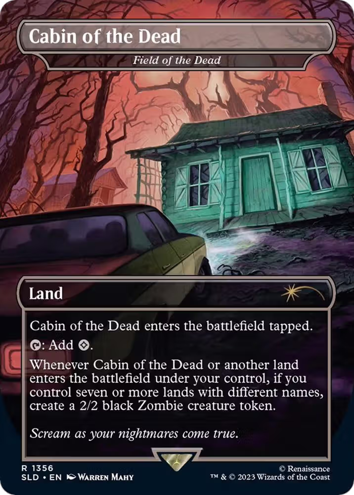 Cabin of the Dead - Field of the Dead (1356), Secret Lair Drop Series — Magic card price