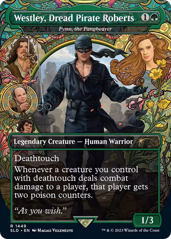 Westley, Dread Pirate Roberts - Fynn, the Fangbearer (1449), Secret Lair Drop Series — Magic card price