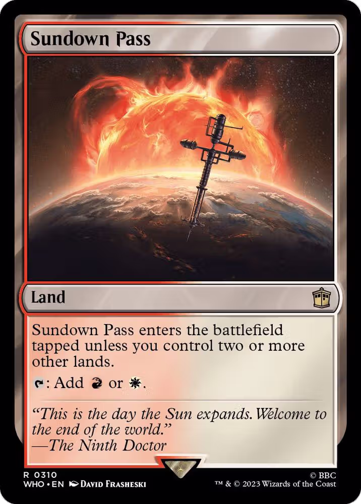 Sundown Pass (310), Universes Beyond: Doctor Who — Magic card price