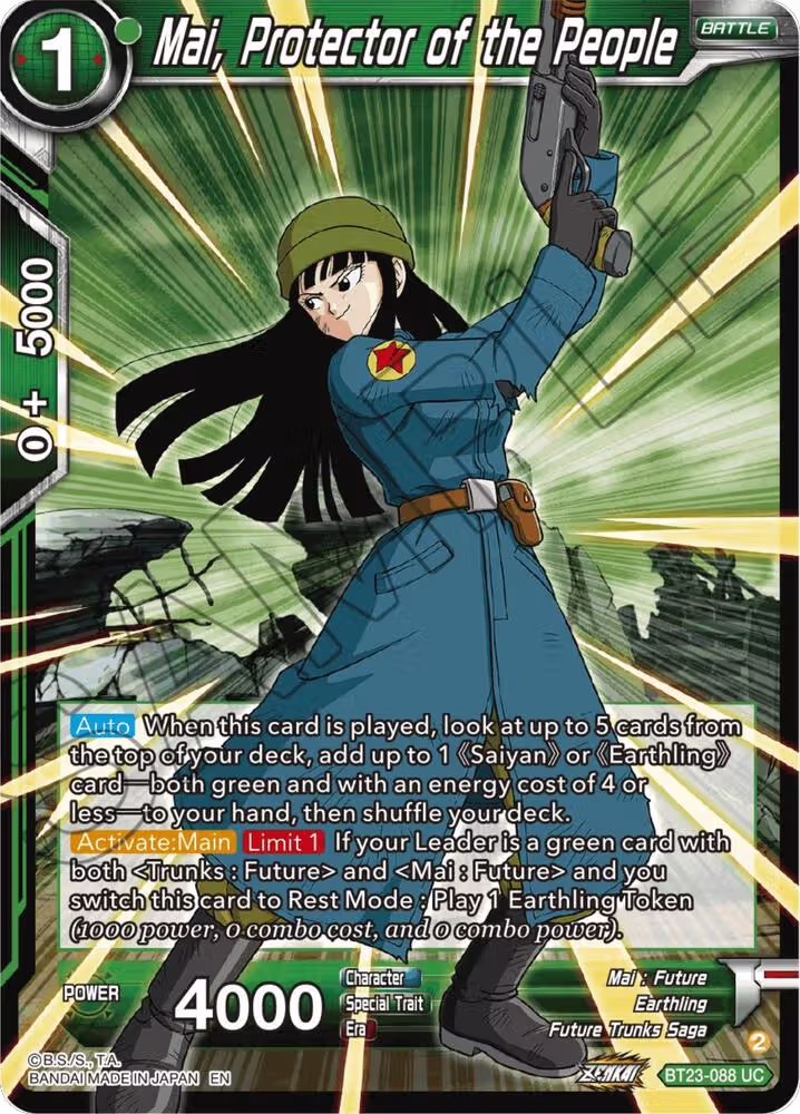 Mai, Protector of the People (BT23-088), Perfect Combination — DB Super card price