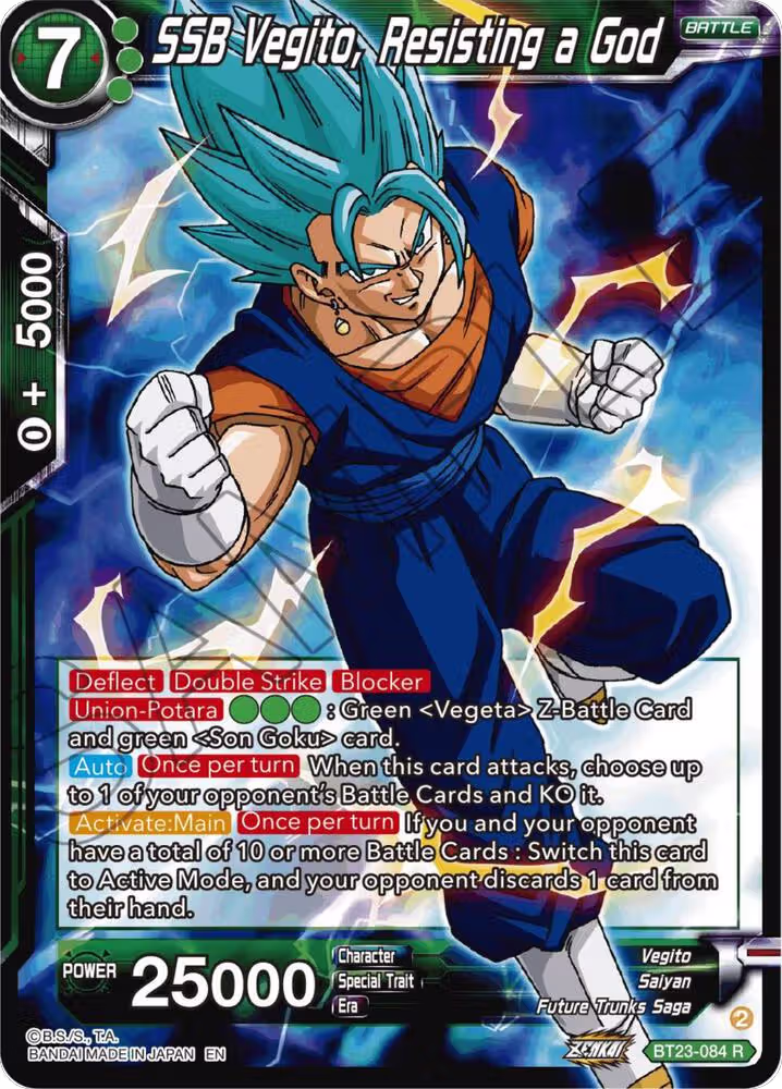 SSB Vegito, Resisting a God (BT23-084), Perfect Combination — DB Super card price