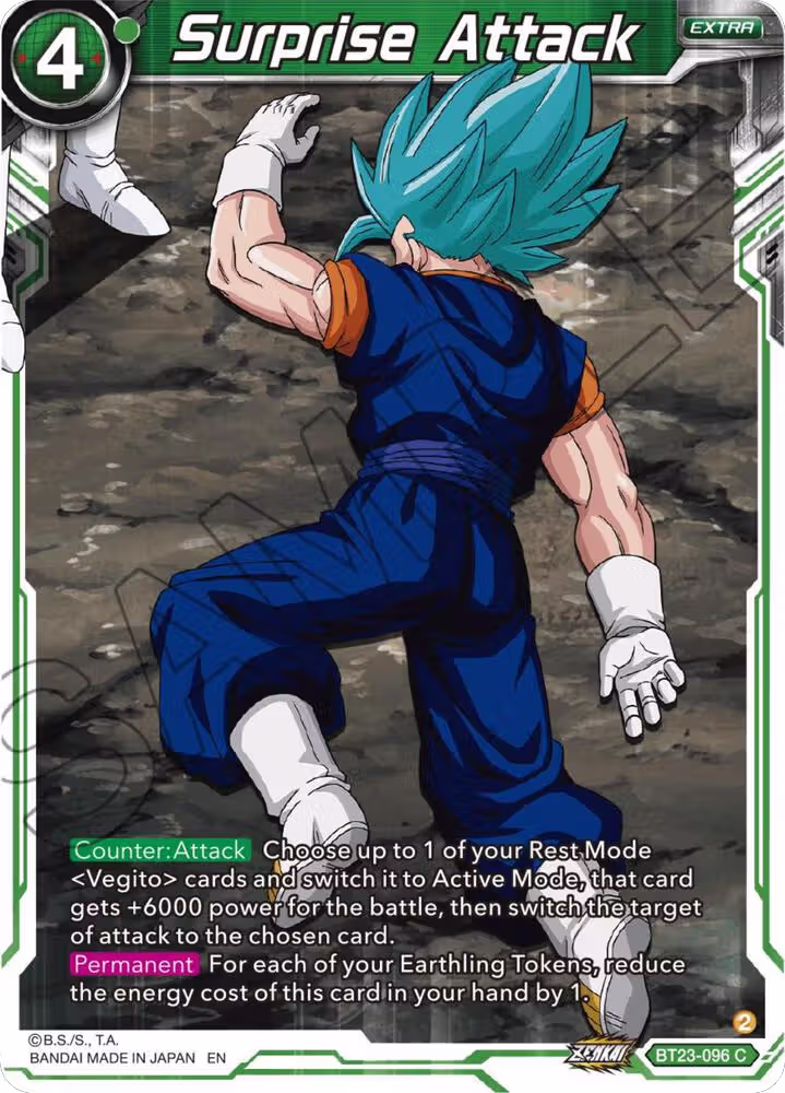 Surprise Attack (BT23-096), Perfect Combination — DB Super card price