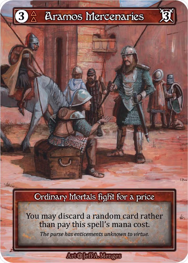 Aramos Mercenaries (Foil), Alpha — Sorcery card price