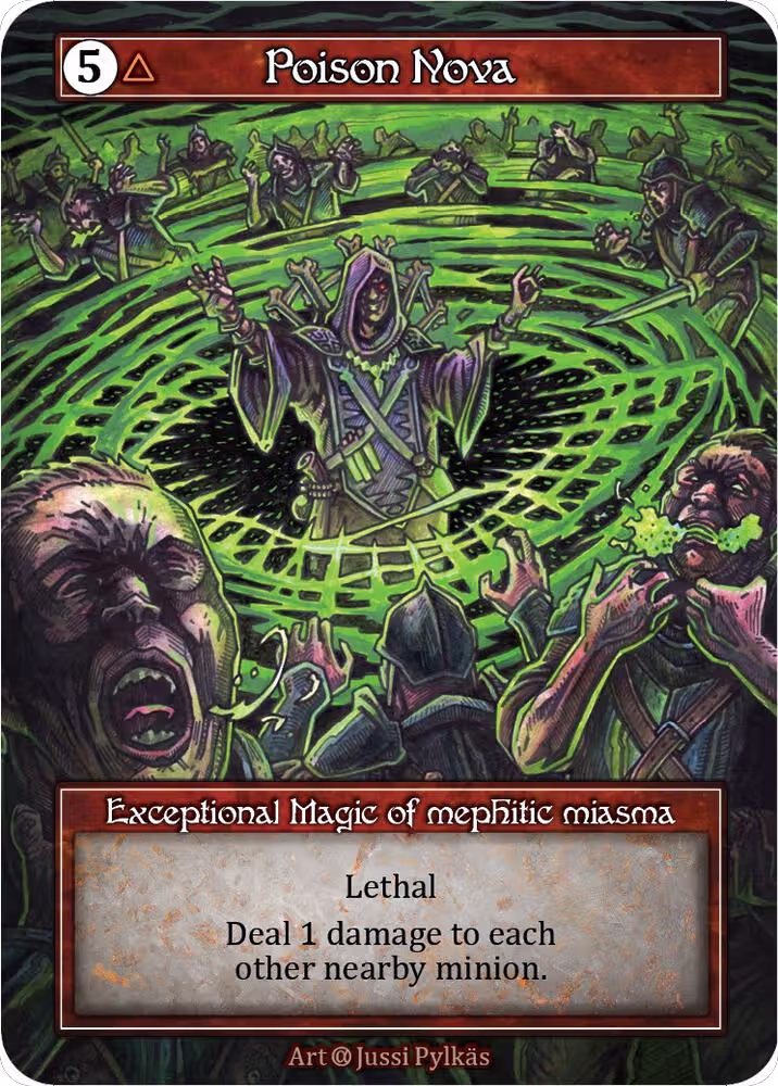Poison Nova (Foil), Alpha — Sorcery card price