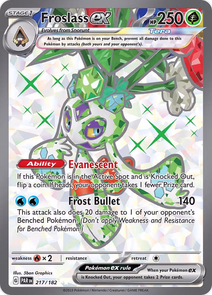 Froslass ex - 217/182 (217/182), Paradox Rift — Pokémon card price
