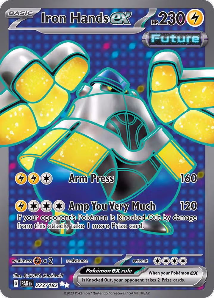 Iron Hands ex - 223/182 (223/182), Paradox Rift — Pokémon card price