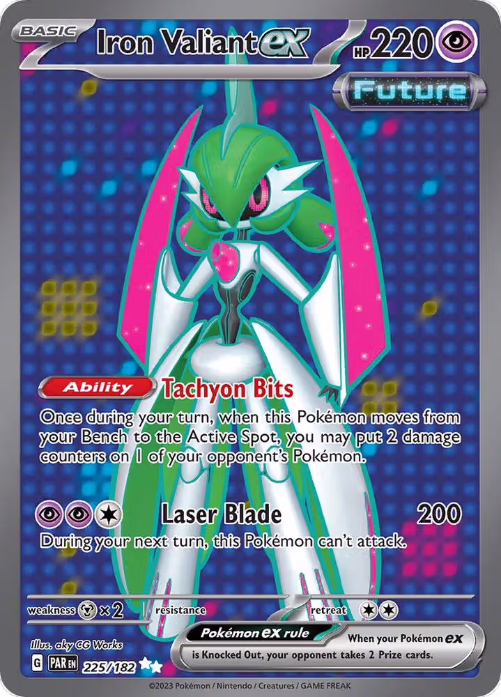 Iron Valiant ex - 225/182 (225/182), Paradox Rift — Pokémon card price