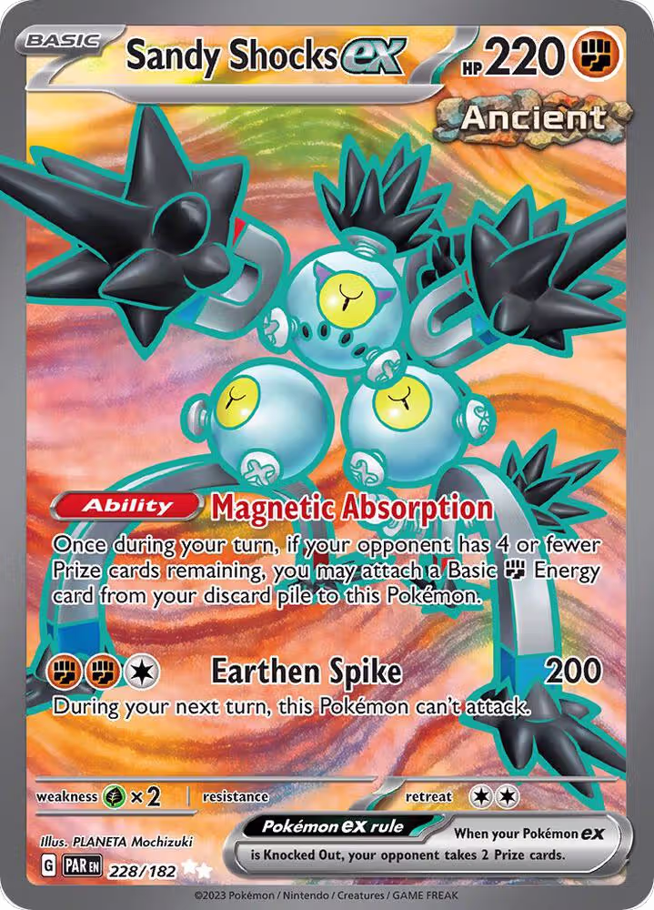 Sandy Shocks ex - 228/182 (228/182), Paradox Rift — Pokémon card price
