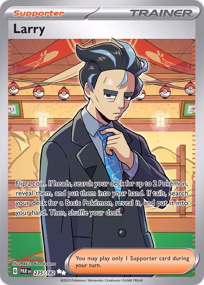 Larry - 235/182 (235/182), Paradox Rift — Pokémon card price