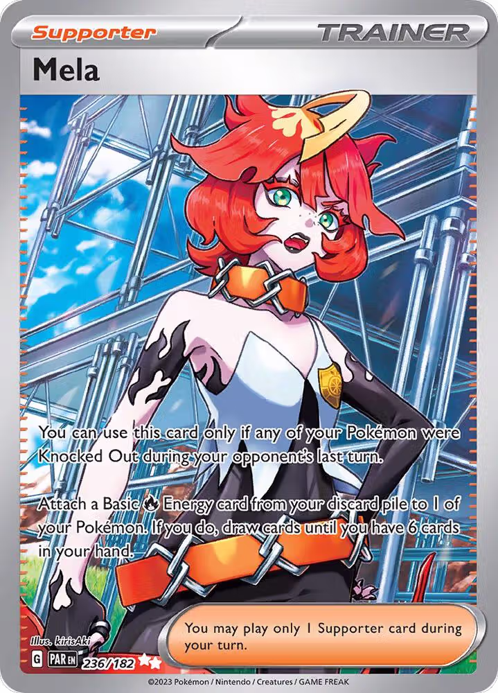 Mela - 236/182 (236/182), Paradox Rift — Pokémon card price