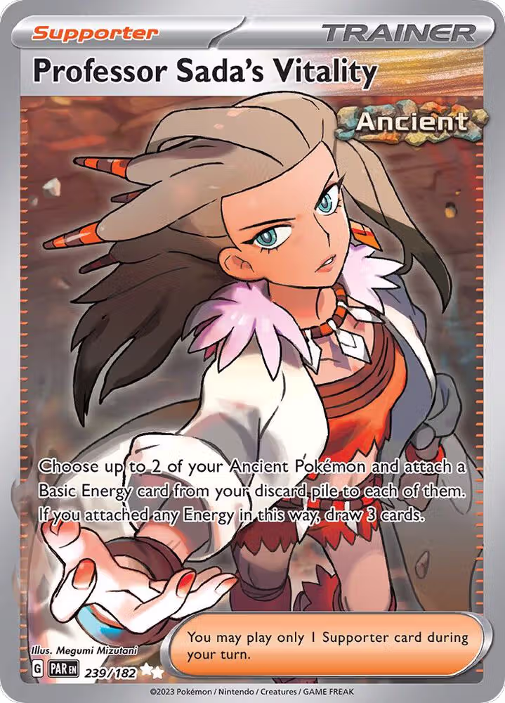 Professor Sada's Vitality - 239/182 (239/182), Paradox Rift — Pokémon card price