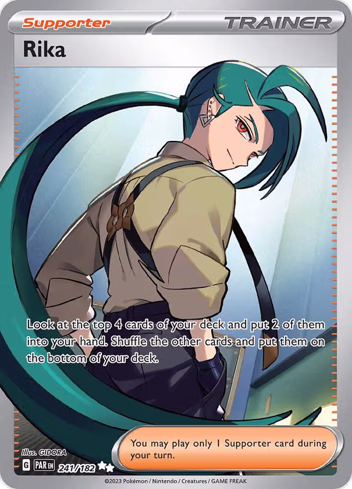 Rika - 241/182 (241/182), Paradox Rift — Pokémon card price